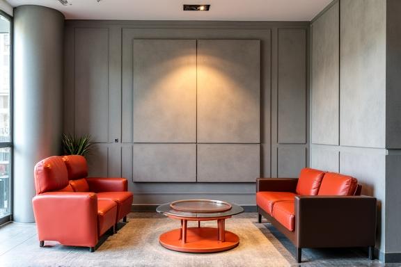 Art curation in professional space