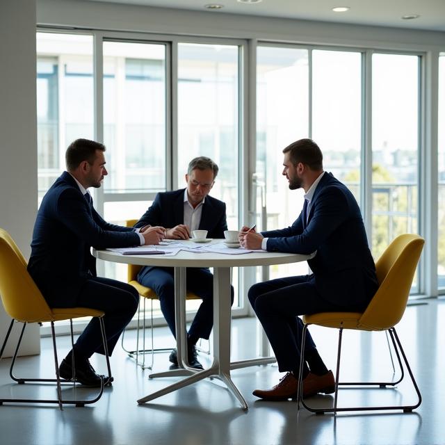 การปรึกษาหารืออย่างเป็นกันเองในบรรยากาศ Bauhaus